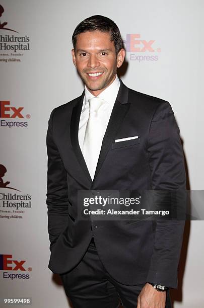 Television personality Rodner Figueroa arrives at 8th annual FedEx and St. Jude Angels and Stars Gala at InterContinental Hotel on May 15, 2010 in...