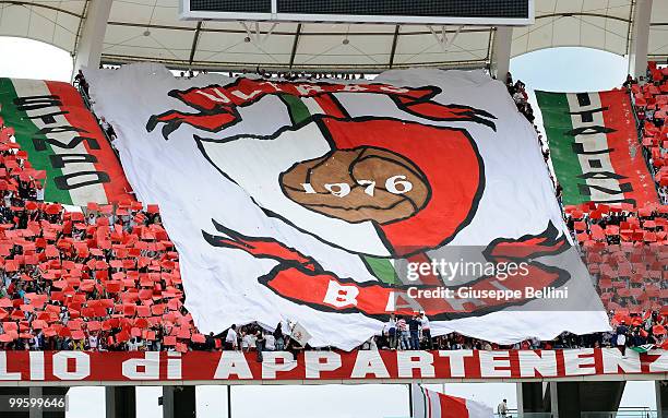 The fans of Bari during the Serie A match between AS Bari and ACF Fiorentina at Stadio San Nicola on May 16, 2010 in Bari, Italy.