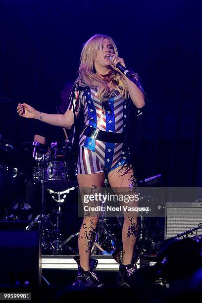 Ke$ha performs at KIIS FM's 2010 Wango Tango Concert at Staples Center on May 15, 2010 in Los Angeles, California.