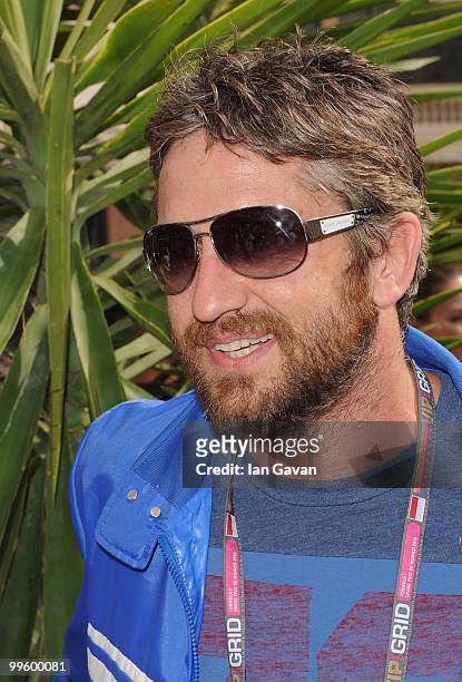 Gerard Butler attends the Red Bull Formula 1 Energy Station on May 16, 2010 in Monaco, France.