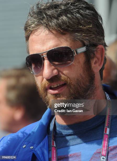 Gerard Butler attends the Red Bull Formula 1 Energy Station on May 16, 2010 in Monaco, France.