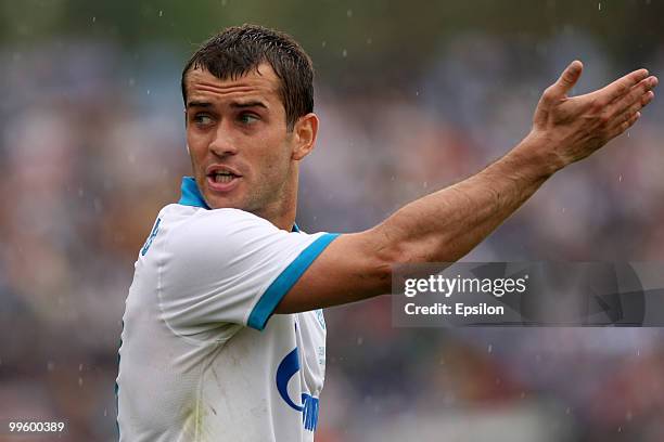 Aleksandr Kerzhakov of FC Zenit St. Petersburg reacts during the Russian Cup final match between FC Zenit St. Petersburg and FC Sibir Novosibirsk at...