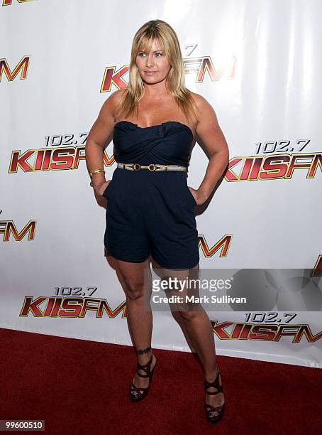 Actress Nicole Eggert attends KIIS FM's 2010 Wango Tango Concert at Nokia Theatre L.A. Live on May 15, 2010 in Los Angeles, California.