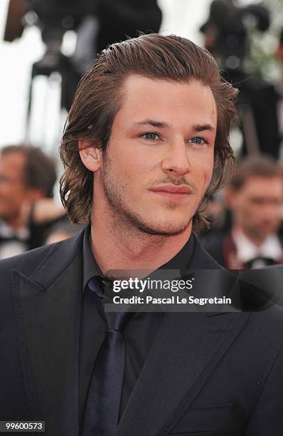 Actor Gaspard Ulliel attends "The Princess Of Montpensier" Premiere at the Palais des Festivals during the 63rd Annual Cannes Film Festival on May...