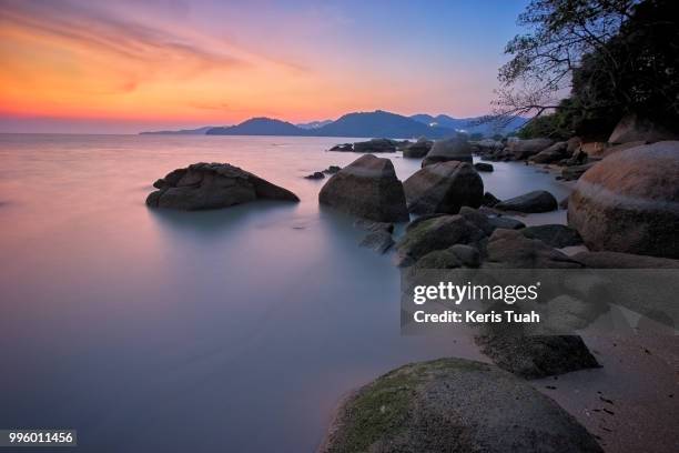 landscape of permatang damar laut - laut stock pictures, royalty-free photos & images