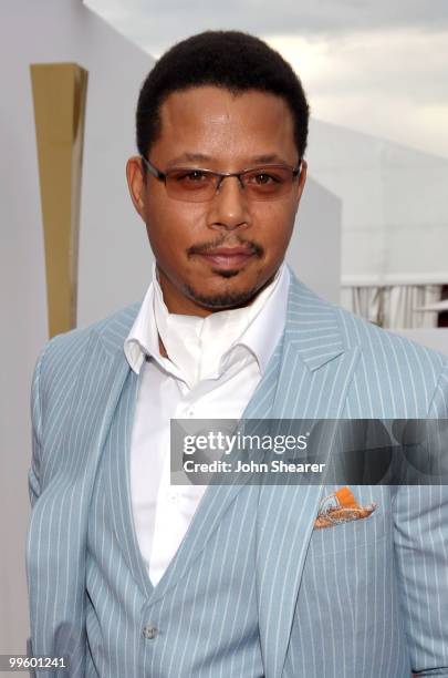 Actor Terrence Howard attends the Winnie Cocktail Party held at the Martini Terraza during the 63rd Annual International Cannes Film Festival on May...