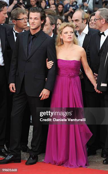 Actor Gaspard Ulliel and Melanie Thierry attend the 'The Princess of Montpensier' Premiere held at the Palais des Festivals during the 63rd Annual...