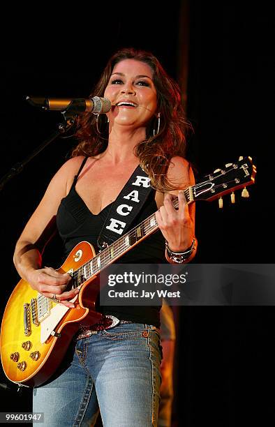 Gretchen Wilson performs in concert at The Nutty Brown Amphitheater on May 15, 2010 in Austin, Texas.