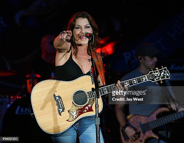 Gretchen Wilson performs in concert at The Nutty Brown Amphitheater on May 15, 2010 in Austin, Texas.