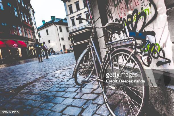 bicycle !!! - panda bike stock pictures, royalty-free photos & images