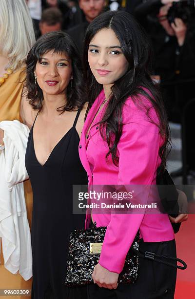 Actress Hafsia Herzi and guests attend the 'The Princess of Montpensier' Premiere held at the Palais des Festivals during the 63rd Annual...