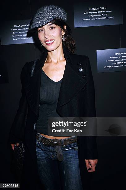 Actress Dolores Chaplin attends "Le Cinema d'Ellen Von Unwerth" Photo Exhibition Launch at the Bon Marche on May 5, 2010 in Paris, France.