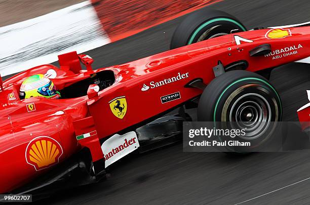 Felipe Massa of Brazil and Ferrari drives during the Monaco Formula One Grand Prix at the Monte Carlo Circuit on May 16, 2010 in Monte Carlo, Monaco.