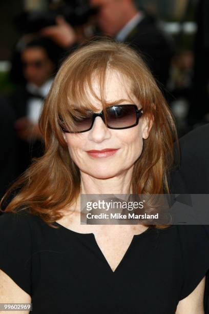 Isabelle Huppert attends the 'The Princess of Montpensier' Premiere held at the Palais des Festivals during the 63rd Annual International Cannes Film...