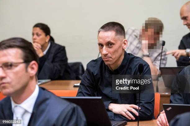 Defendant Ralf Wohlleben waits at Oberlandesgericht courthouse on the day judges are to announce their verdict in the marathon NSU neo-Nazi murder...