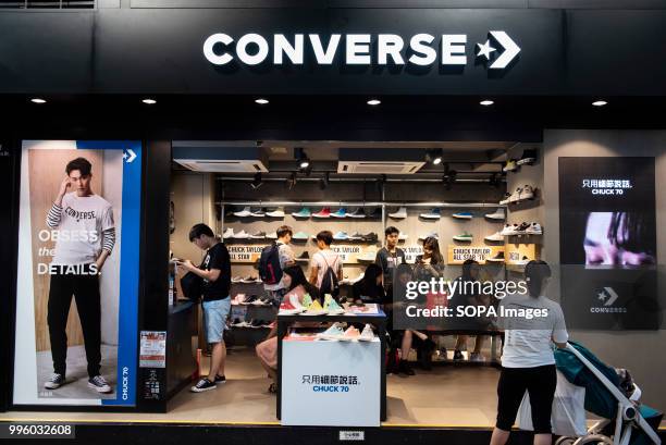 American Converse skating and lifestyle footwear shop in Hong Kong.