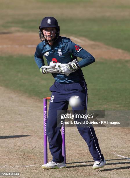 England's Sarah Taylor during the Second One Day International Women's match at the 3aaa County Ground, Derby