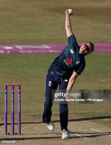 England's Laura Marsh during the Second One Day International Women's match at the 3aaa County Ground, Derby