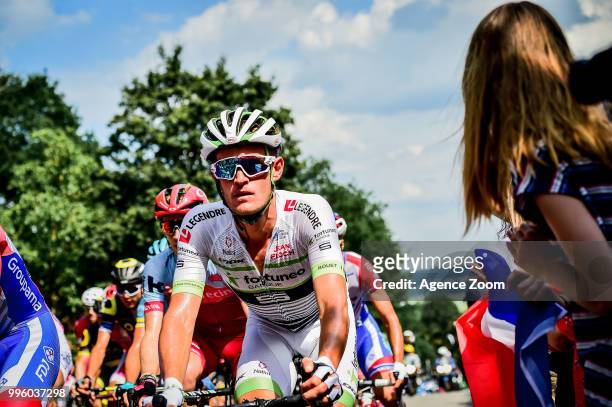 Maxime Bouet of team FORTUNEO-SAMSIC during the stage 04 of the Tour de France 2018 on July 10, 2018 in Sarzeau, France.
