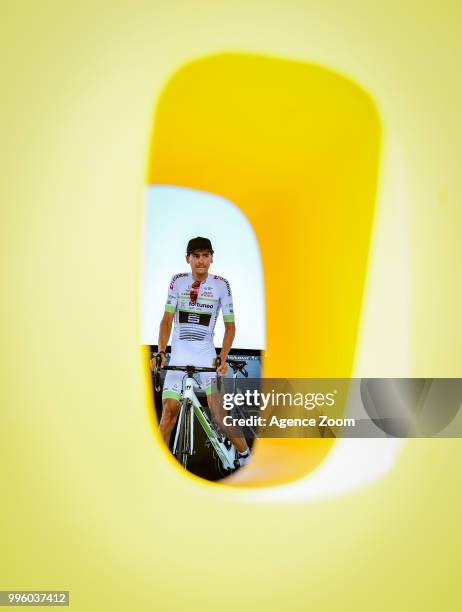 Warren Barguil of team FORTUNEO-SAMSIC during the stage 04 of the Tour de France 2018 on July 10, 2018 in Sarzeau, France.