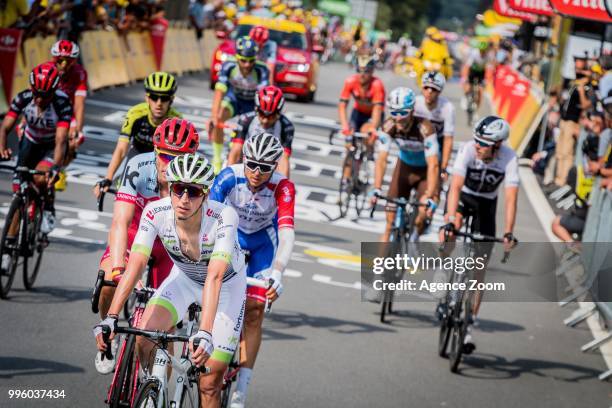 Romain Hardy of team FORTUNEO-SAMSIC during the stage 04 of the Tour de France 2018 on July 10, 2018 in Sarzeau, France.
