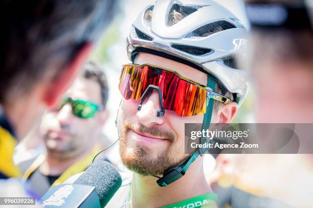 Peter Sagan of team BORA during the stage 04 of the Tour de France 2018 on July 10, 2018 in Sarzeau, France.