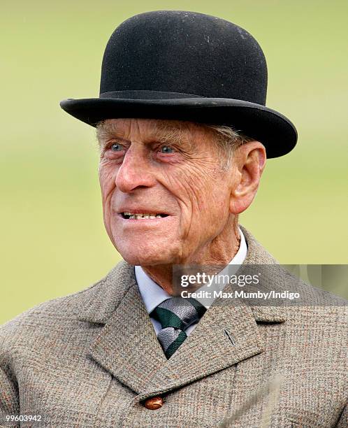 Prince Philip, The Duke of Edinburgh carriage driving in the Laurent Perrier meet of the British Driving Society during day 5 of the Royal Windsor...