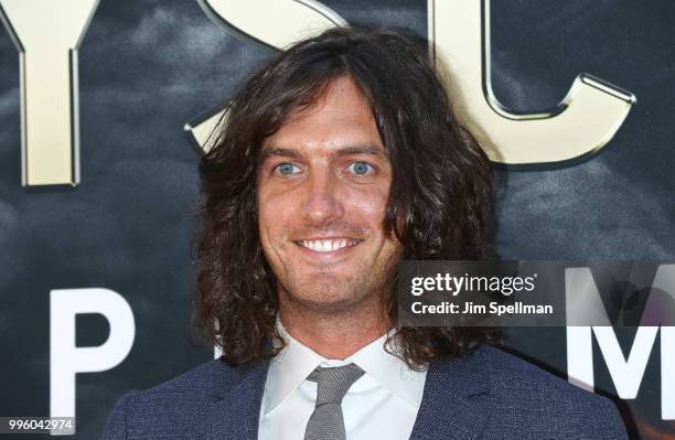 Andrew Jenks attends the "Skyscraper" New York premiere at AMC Loews Lincoln Square on July 10, 2018 in New York City.