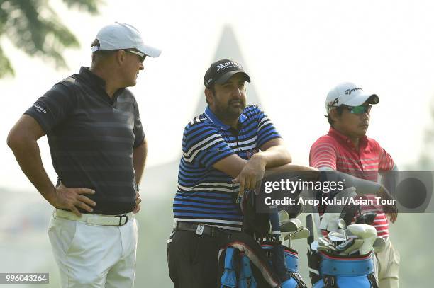 Shiv Kapur of India pictured during the Pro-Am ahead of the Bank BRI Indonesia Open at Pondok Indah Golf Course on July 11, 2018 in Jakarta,...