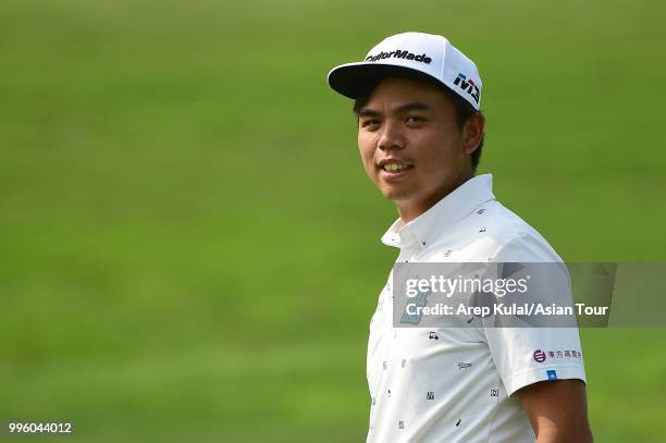 Hung Chien Yao of Chinese Taipei pictured during the Pro-Am ahead of the Bank BRI Indonesia Open at Pondok Indah Golf Course on July 11, 2018 in...