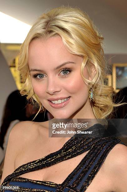 Actress Helena Mattsson attends the Variety Celebrates Ashok Amritraj event held at the Martini Terraza during the 63rd Annual International Cannes...