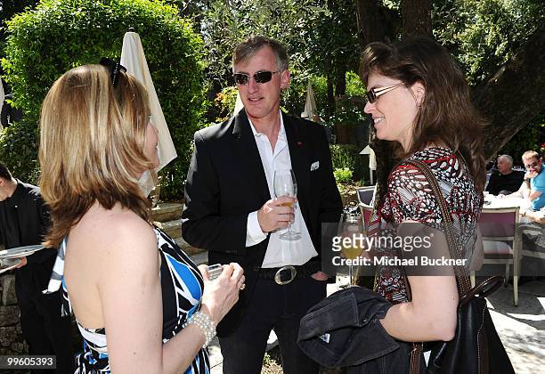 Guests attend the Morgan Creek International Brunch during the 63rd Annual Cannes Film Festival at the Moulin de Mougins on May 16, 2010 in Cannes,...