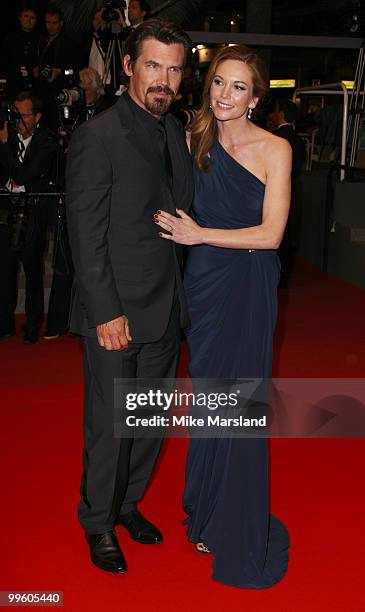 Josh Brolin and Diane Lane attend the Premiere of 'Wall Street: Money Never Sleeps' held at the Palais des Festivals during the 63rd Annual...