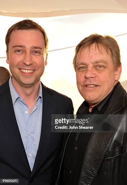Of Image Nation Abu Dhabi and actor Mark Hamill attend the Variety Celebrates Ashok Amritraj event held at the Martini Terraza during the 63rd Annual...