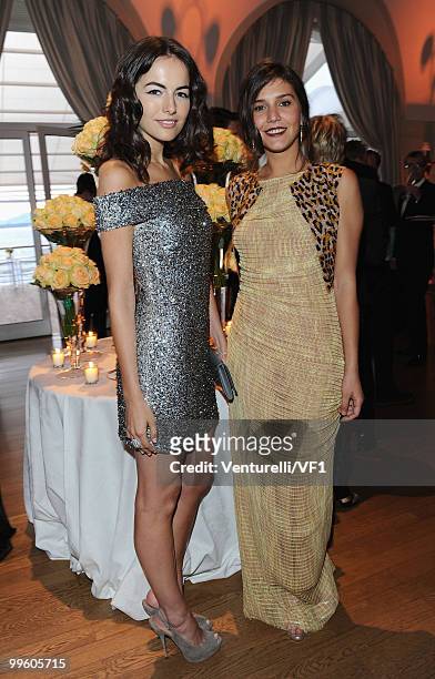 Actress Camilla Belle and Margherita Missoni attend the Vanity Fair and Gucci Party Honoring Martin Scorsese during the 63rd Annual Cannes Film...