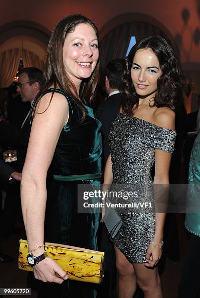 Producer Amy Gilliam and actress Camilla Belle attends the Vanity Fair and Gucci Party Honoring Martin Scorsese during the 63rd Annual Cannes Film...