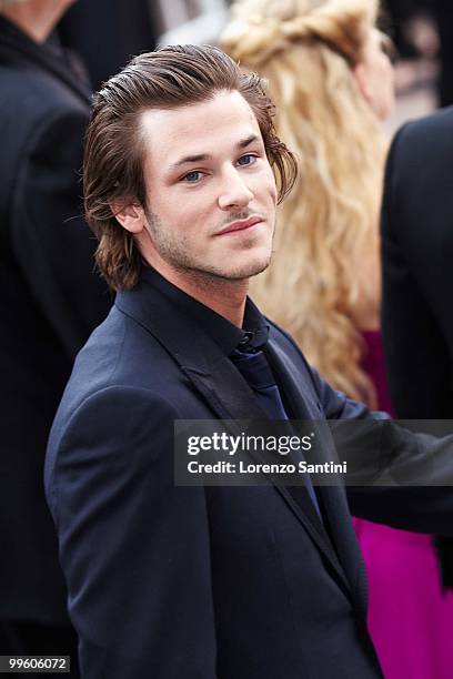 Gaspard Ulliel departs the 'The Princess of Montpensier' Premiere held at the Palais des Festivals of Cannes on May 16, 2010 in Cannes, France.