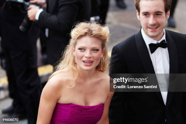 Melanie Thierry departs the 'The Princess of Montpensier' Premiere held at the Palais des Festivals of Cannes on May 16, 2010 in Cannes, France.