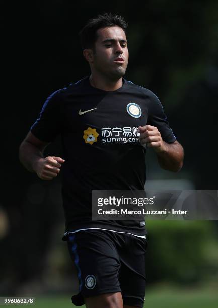 Eder Citadin Martins of FC Internazionale runs during the FC Internazionale training session at the club's training ground Suning Training Center in...