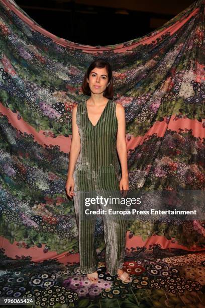 Alba Messa attends the Ailanto show at Mercedes Benz Fashion Week Madrid Spring/ Summer 2019 on July 11, 2018 in Madrid, Spain.