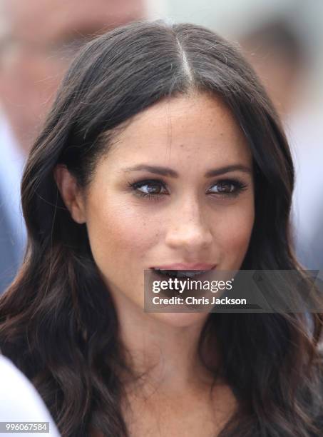 Meghan, Duchess of Sussex at Croke Park, home of Ireland's largest sporting organisation, the Gaelic Athletic Association during her visit with...