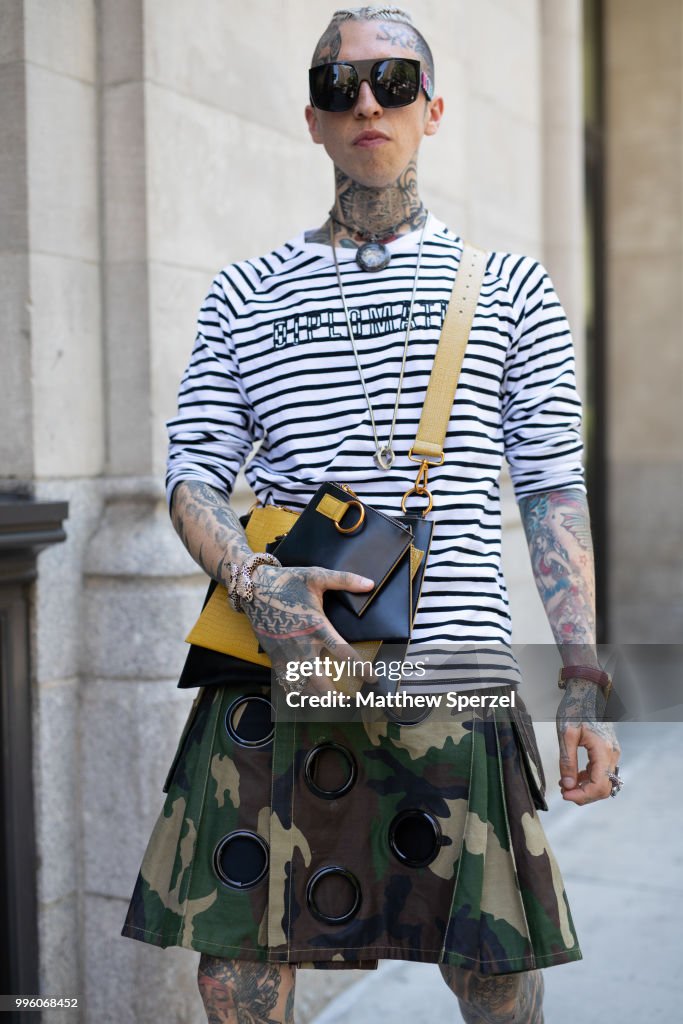 Street Style - July 2018 Men's Fashion Week