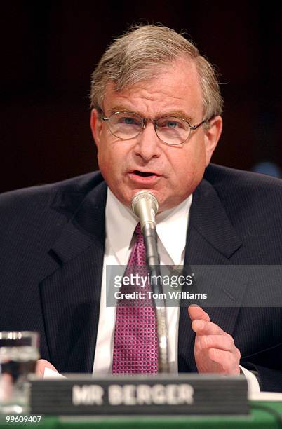 Samuel Berger, chairman, Stonebridge International, and former assistant to the President for national security affairs, testifies at a Missle...