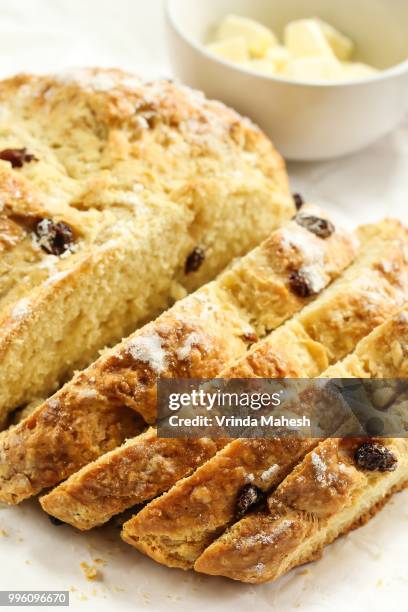 irish soda bread - soda bildbanksfoton och bilder