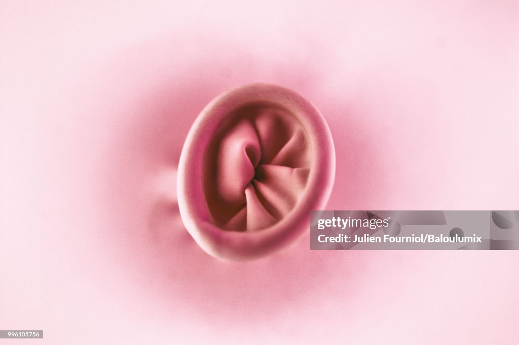Pink inflatable balloon, Paris
