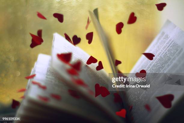 book of love ii - ace of hearts stock pictures, royalty-free photos & images