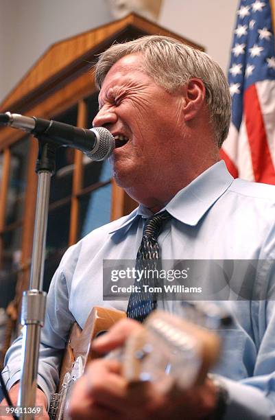 Rep. Collin Peterson, D-Minn., guitarist and lead singer of The Second Amendments, which also includes, Reps. Kenny Hulshof, R-Mo., Dave Weldon,...