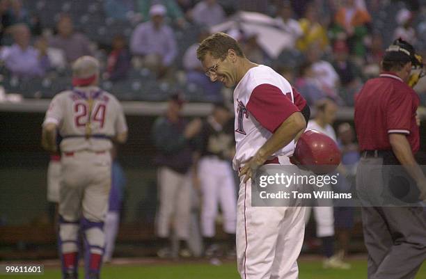 Steve Largent after striking out.