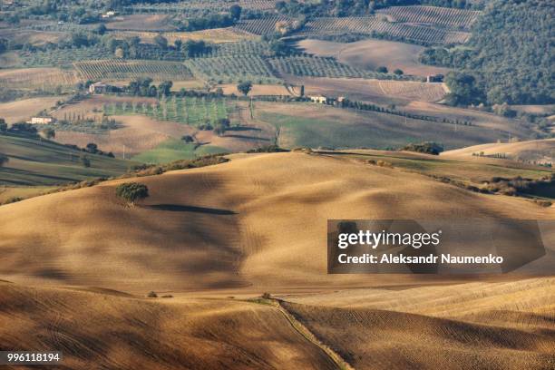 italiya.toskana. paul valley  val d'orcia-3. - orcia valley foto e immagini stock