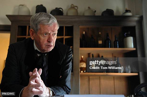 Joe O'Connor at the Surratt House and Tavern in Clinton, MD., where John Wilkes Booth stopped to pick up a Spencer carbine rifle during his escape...